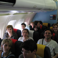 U avionu